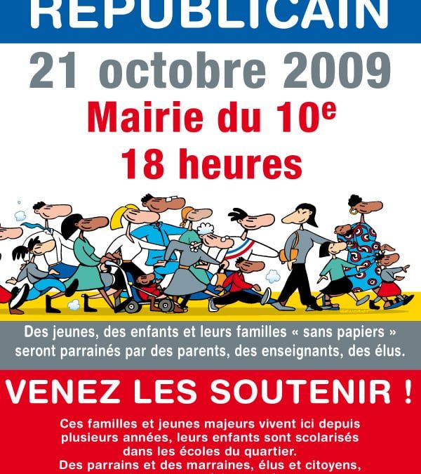 Parrainage républicain pour les “sans papiers”