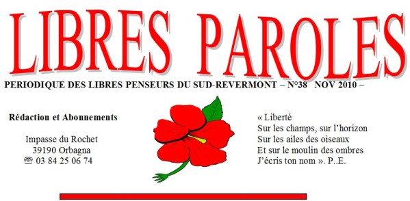 Libres Paroles . N°42 – Mars 2012