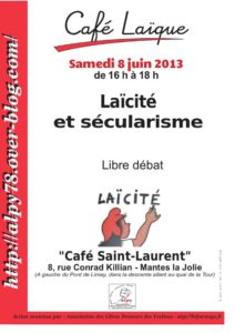 Affiche Café laïque 2013.06
