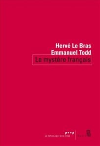 « Le Mystère Français » d’Hervé Le Bras et Emmanuel Todd