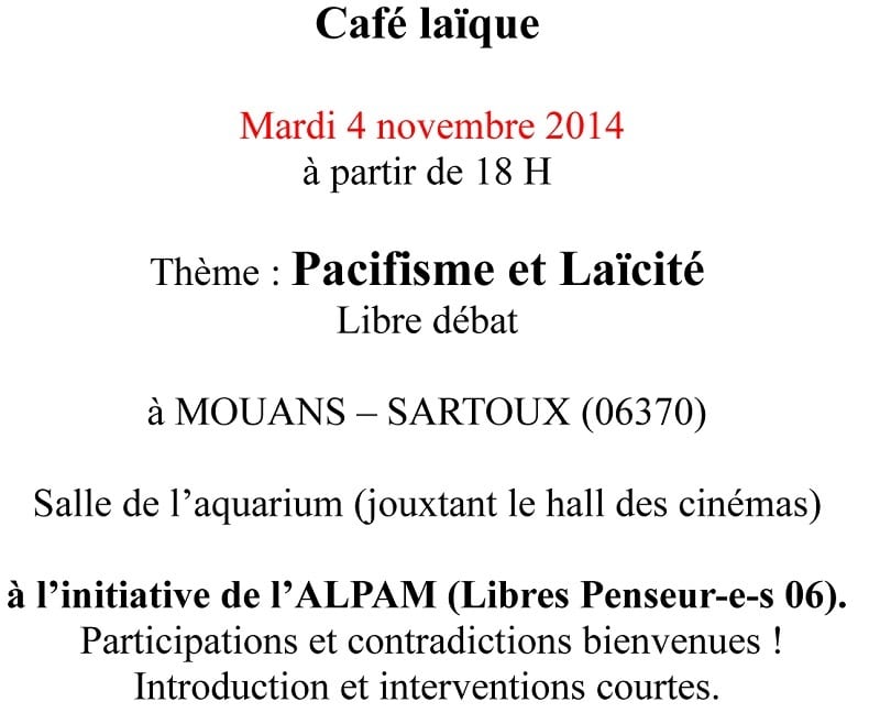 Café laïque