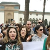 UNE MARCHE GIGANTESQUE DES FEMMES CONTRE BENKIRANE | Actu-Maroc