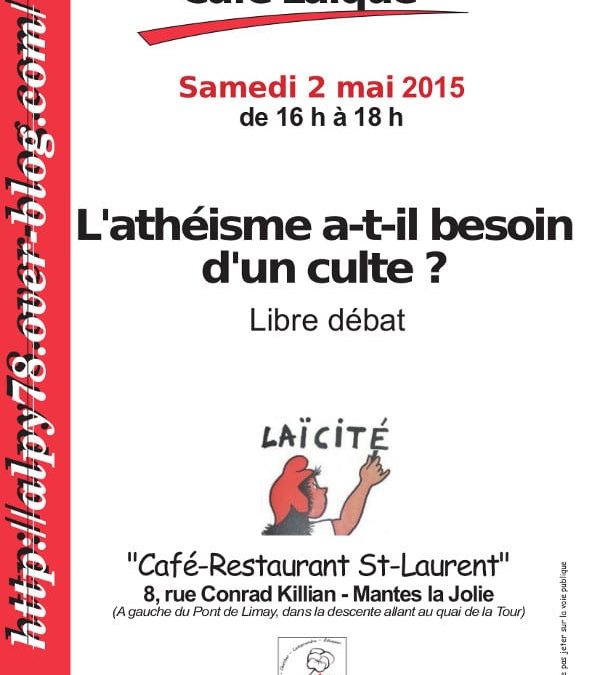 Café laïque à Mantes la Jolie